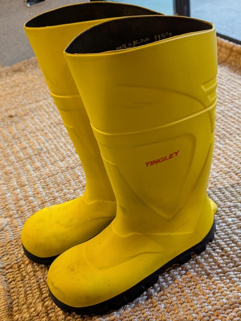 Tingley Steplite X Yellow Polyurethane Utility Work Boots, Men's Size 11